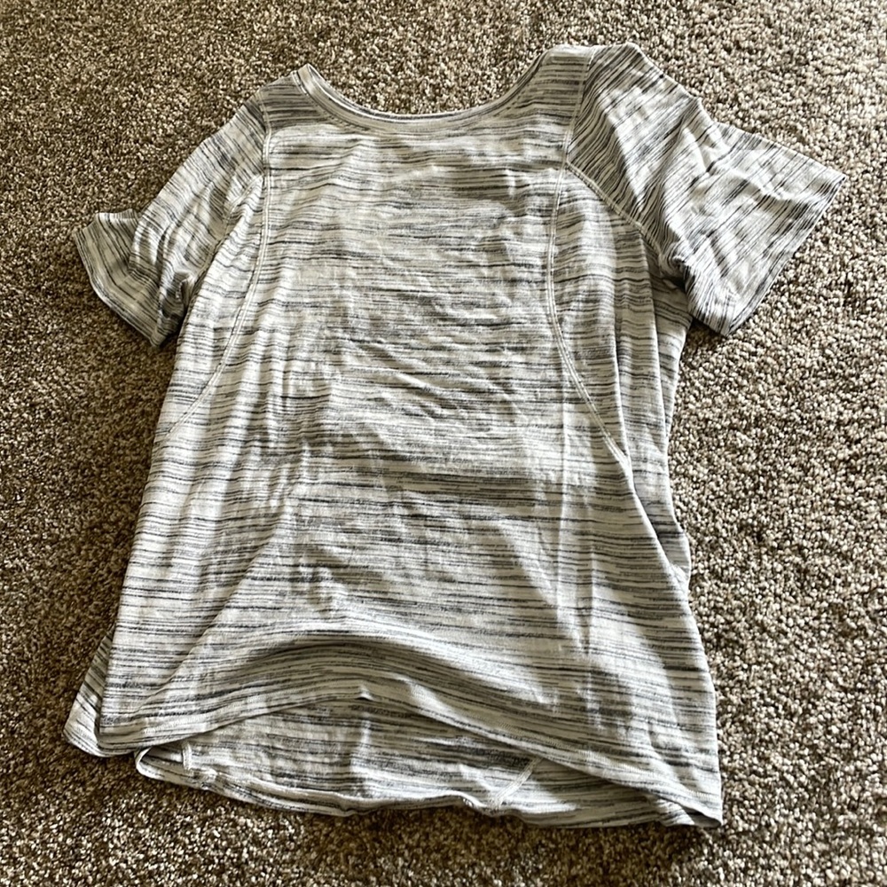 Lululemon Striped Workout Shirt - 6